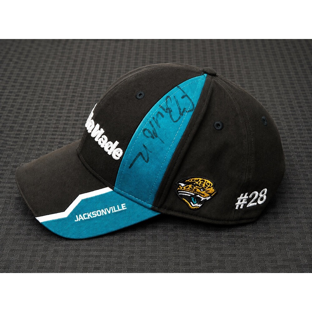 TaylorMade Jax Jaguars Signed Hat Fred Taylor Autograph #28 #21 Y2K NFL Golf Cap